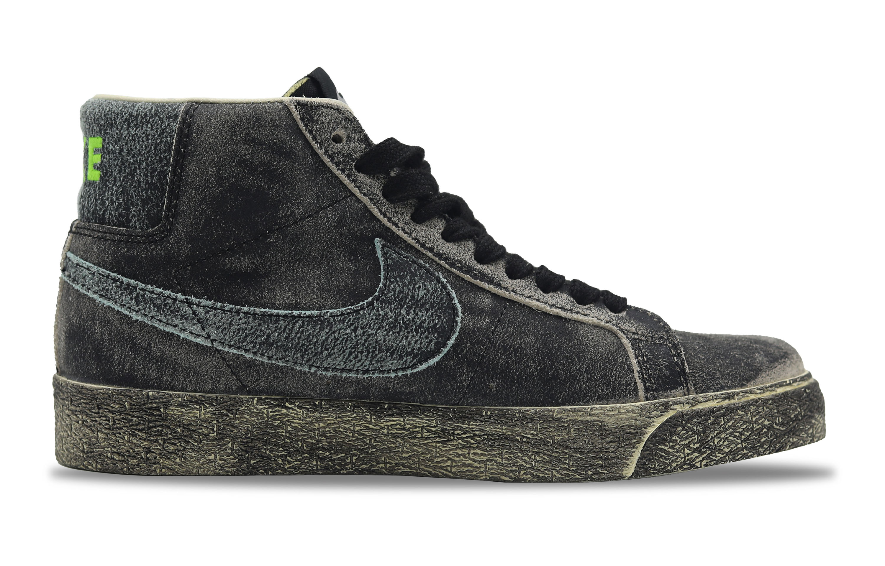 Order Nike Blazer Mid 'Negro Desgastado Slime Fantasma Halloween' DA1839-001-486711