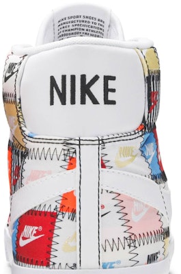 Men's nike blazer top mid patchwork casual shoes