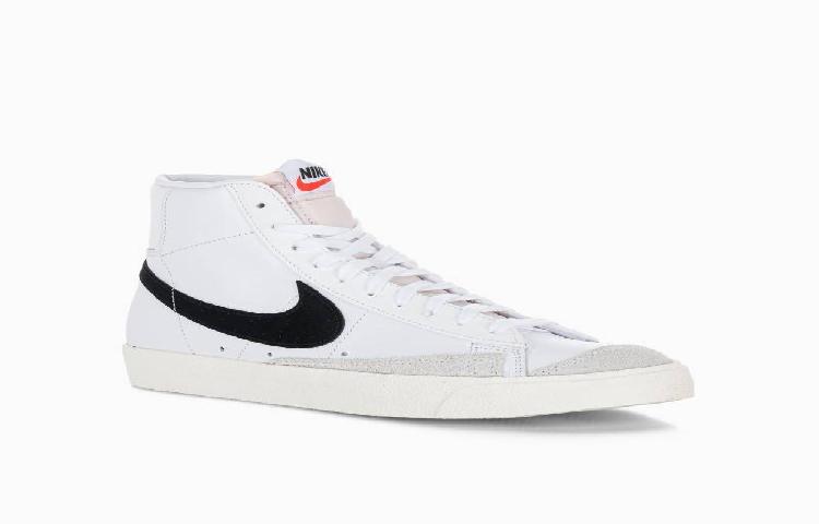 Nike Blazer Mid 'White Black Leather' 圖 4