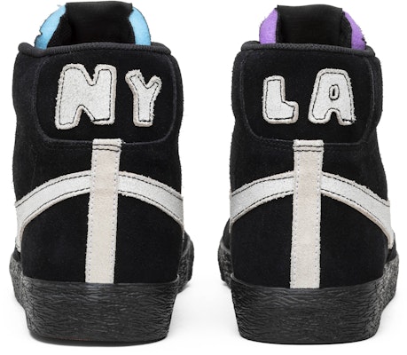 Kasut Nike Blazer Mid LA vs NYC AT9978-001 Details for Kasut Nike Blazer Mid LA vs NYC AT9978-001