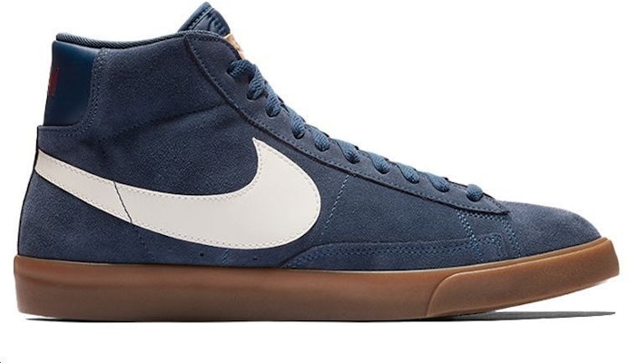 Nike Blazer Mid Mid Tops Retro Skateboarding Shoes Navy Blue 371761-406 Order Nike Blazer Mid Mid Tops Retro Skateboarding Shoes Navy Blue 371761-406