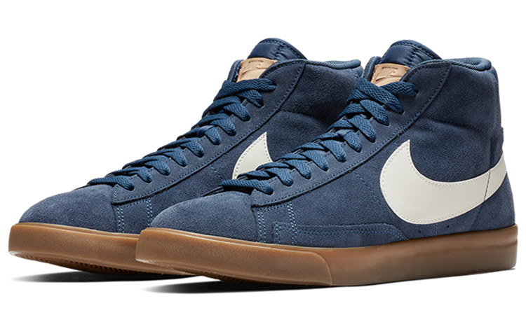 Lookbook ナイキ ブレーザー MID レトロ ネイビー (Nike Blazer MID Retro Navy) 371761-406
