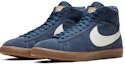 Lookbook Kasut Nike Blazer Mid Retro Skateboarding Biru Navy 371761-406