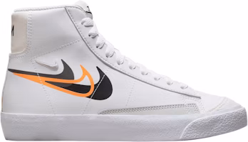 (Grade School) Nike Blazer Mid Next Nature 'Multi-Swoosh - White Bright Mandarin' FN7788-100