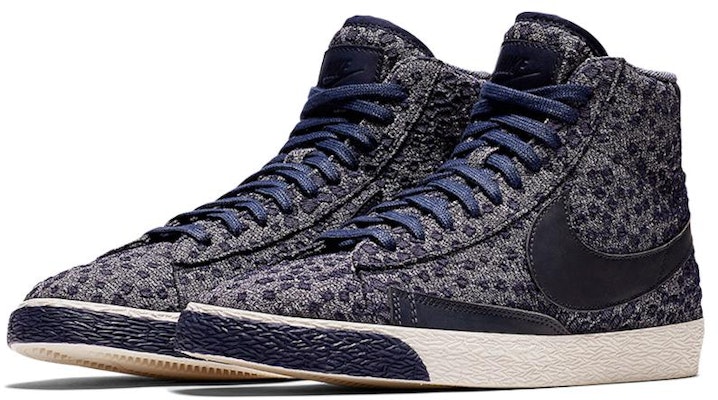 나이키 블레이저 미드 프리미엄 '블루 블랙' (Nike Blazer Mid Premium 'Blue Black') 917605-401 Lookbook 나이키 블레이저 미드 프리미엄 '블루 블랙' (Nike Blazer Mid Premium 'Blue Black') 917605-401