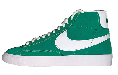 Buy Nike BLAZER MID Blanco Verde 371761-301