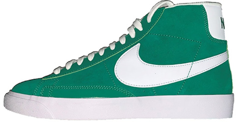 Nike BLAZER MID Blanco Verde 371761-301 Buy Nike BLAZER MID Blanco Verde 371761-301