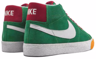 Shop Nike SB Blazer 減震防滑 中筒 滑板鞋 男款 綠色