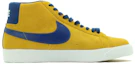 Order Nike SB Blazer 耐磨減震 高幫 板鞋 男女同款 金箔色