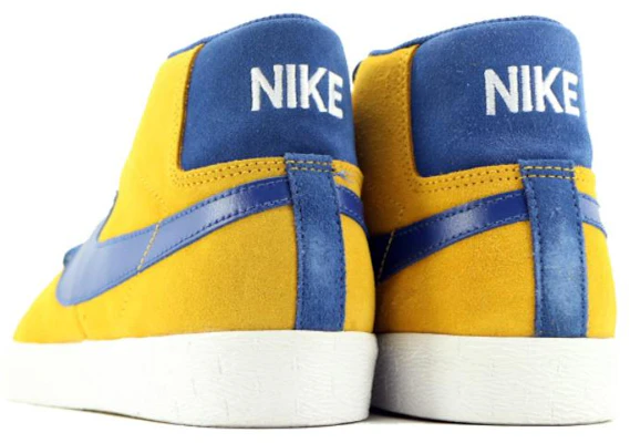 Nike SB Blazer 耐磨減震 高幫 板鞋 男女同款 金箔色 Lookbook Nike SB Blazer 耐磨減震 高幫 板鞋 男女同款 金箔色