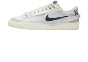 Details for 【客製球鞋】Nike Blazer Low 77 Jumbo飛行日記 撞色噴繪 低筒 板鞋 男女同款 藍紫色