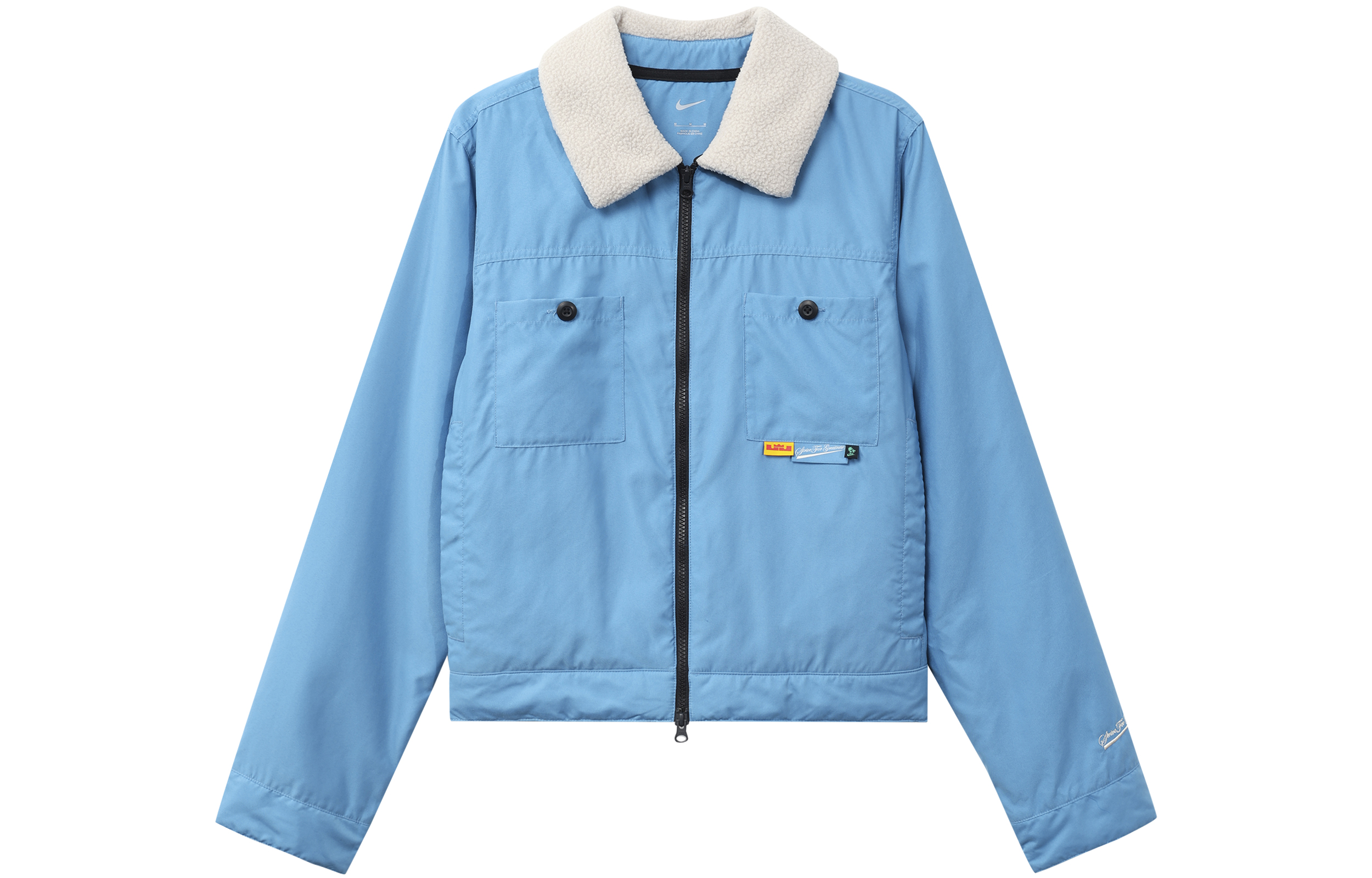 Order Nike 藍色運動棉質翻領外套 DA6716-469