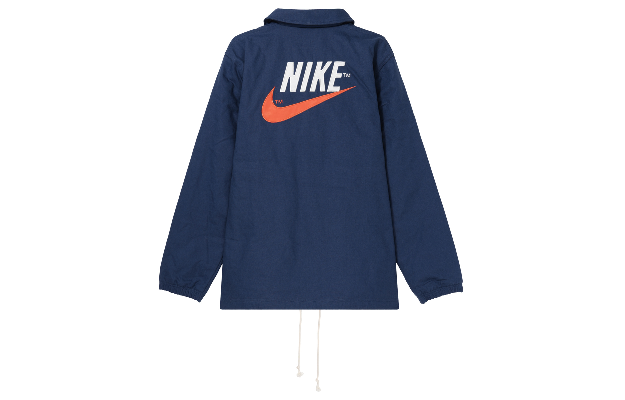 Nike Blue Button-Up Jacket with Solid Logo Print DM5275-410 圖 3