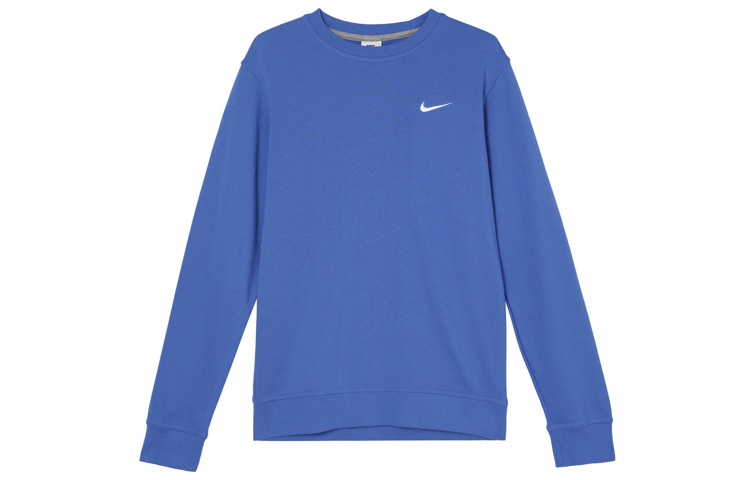Nike Blue Crewneck Pullover Sweatshirt with Logo Print AA3178-403