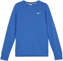 Nike Blue Crewneck Pullover Sweatshirt with Logo Print AA3178-403 Nike Blue Crewneck Pullover Sweatshirt with Logo Print AA3178-403