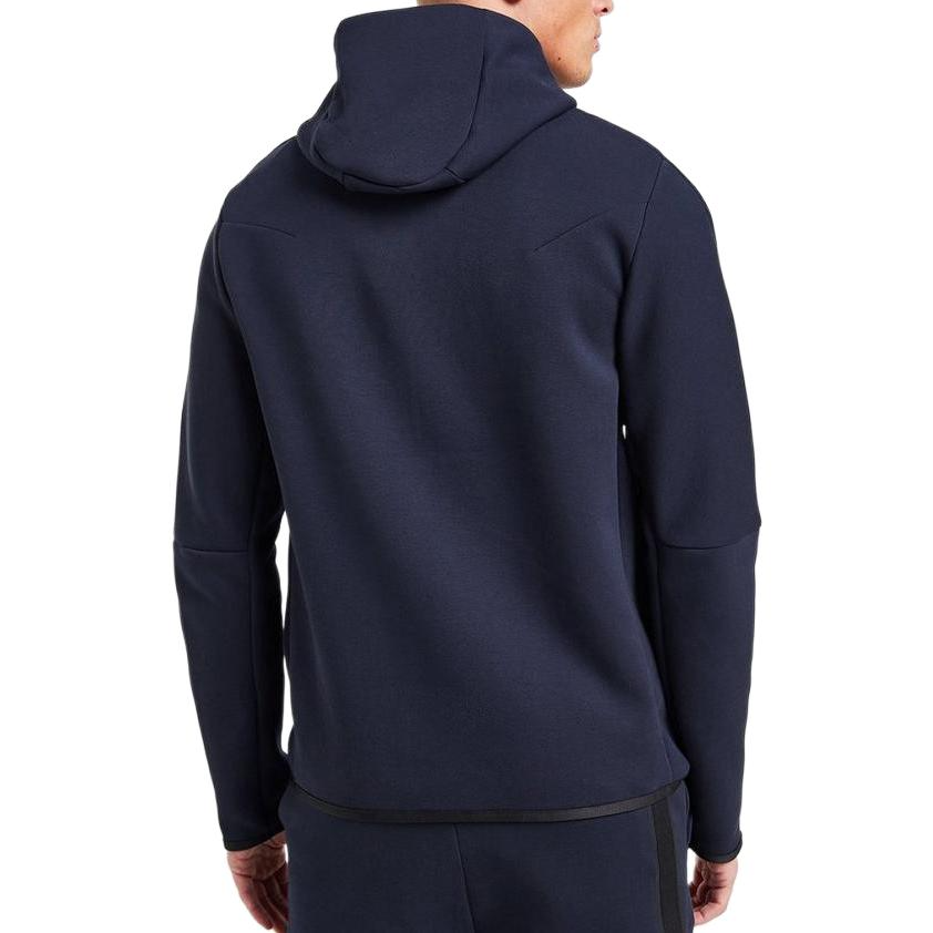 Nike Blue Logo Pattern Full-Zip Hooded Jacket with Long Sleeves DV4829-459 圖 5