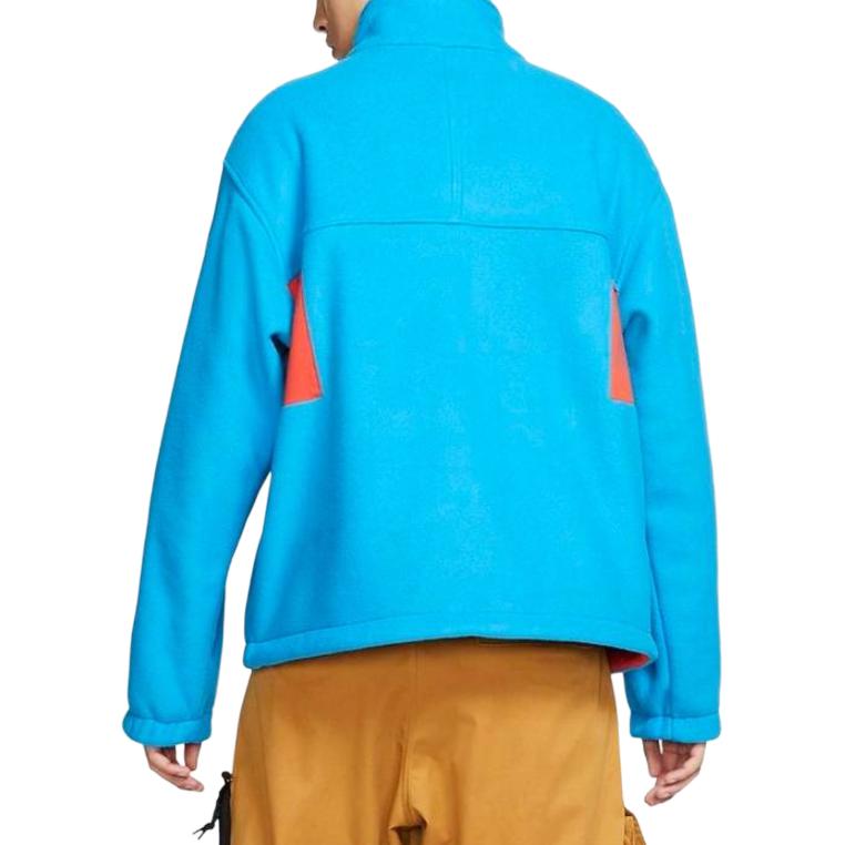 Nike Blue Patchwork Logo Zip-Up Track Jacket BQ7198-411 圖 3