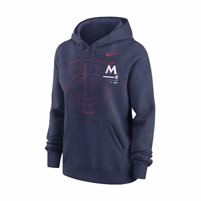Nike Blue Pullover Hoodie with Drawstring 00Z544BTIS-02G