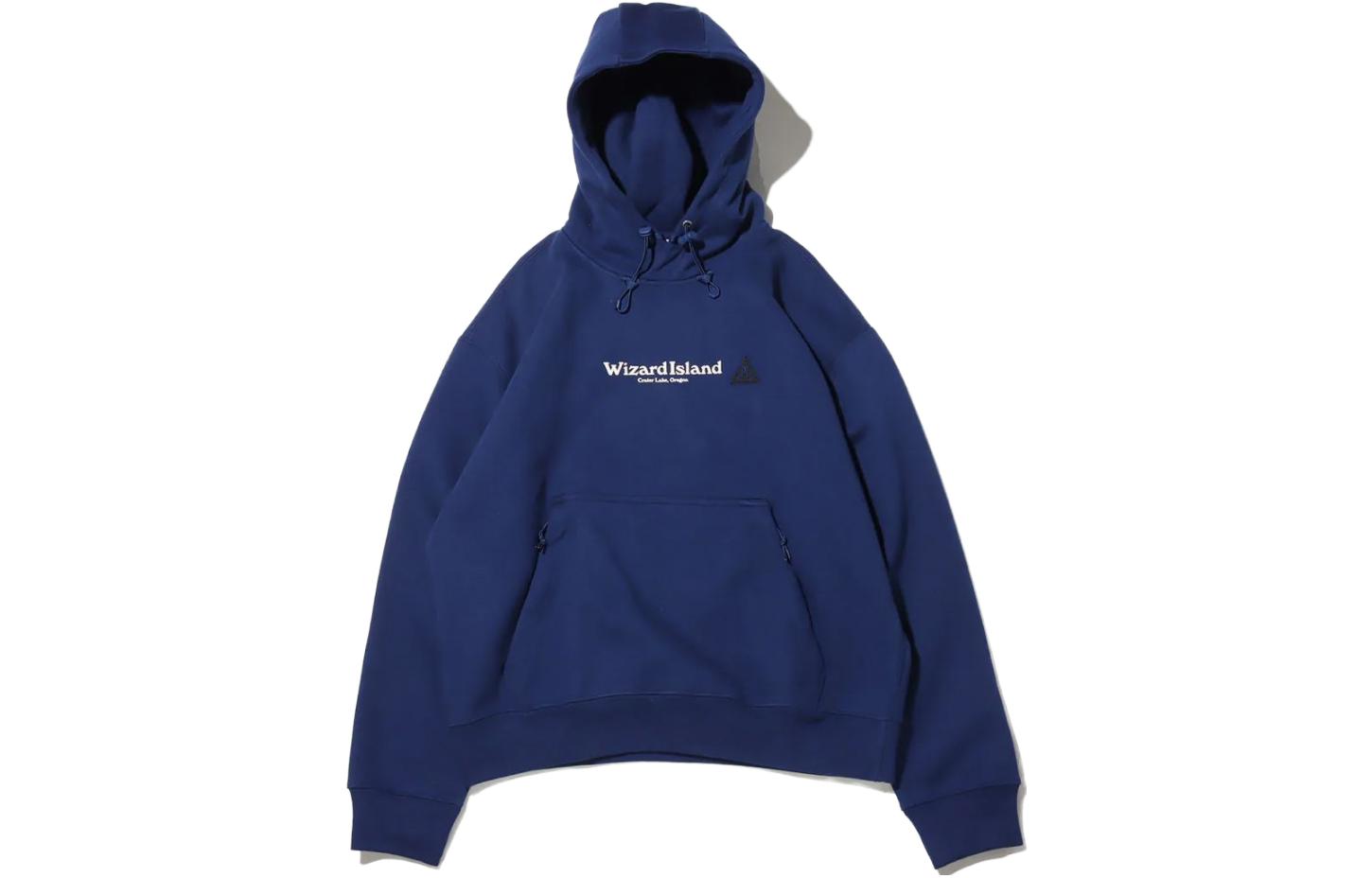 Nike Blue Pullover Hoodie with Letter Print Design CZ8880-492