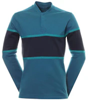 Nike Blue Pullover Long-Sleeve Sweatshirt with Striped Stitching DH1266-404 Nike Blue Pullover Long-Sleeve Sweatshirt with Striped Stitching DH1266-404