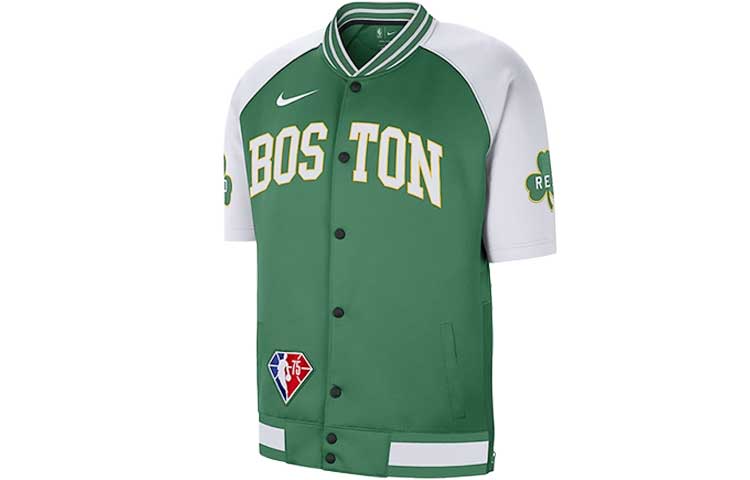Nike Boston Celtics Dri-Fit Retro Collegiate Short-Sleeve Jacket Green DB2439-312