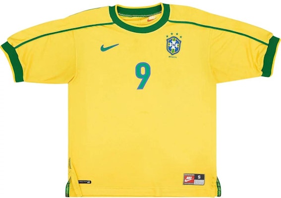 Nike Brazil 1998 Reissue Soccer Jersey Mint Green/Lucky Green. IB1155-741 Buy Nike Brazil 1998 Reissue Soccer Jersey Mint Green/Lucky Green. IB1155-741