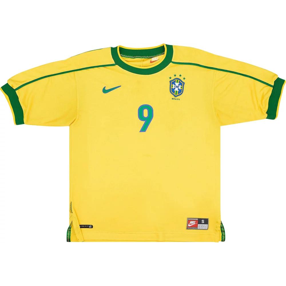 Order Camiseta de Fútbol Nike Brasil 1998 Reissue Verde Menta/Verde Suerte. IB1155-741