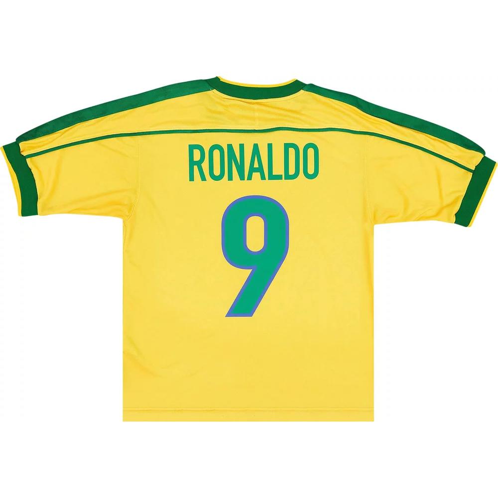 Lookbook Camiseta de Fútbol Nike Brasil 1998 Reissue Verde Menta/Verde Suerte. IB1155-741