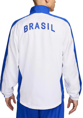 Nike Jaket Track Retro Warna Brazil 1998 Reissue Putih FZ6681-100 Lookbook Nike Jaket Track Retro Warna Brazil 1998 Reissue Putih FZ6681-100