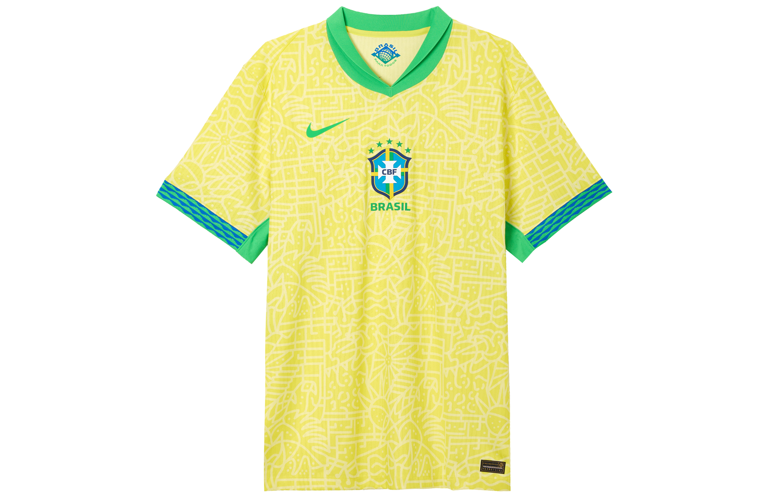 Buy Nike Brazil 2024 Player Edition Retro Jersey - Kuning Aktif. FJ4270-706