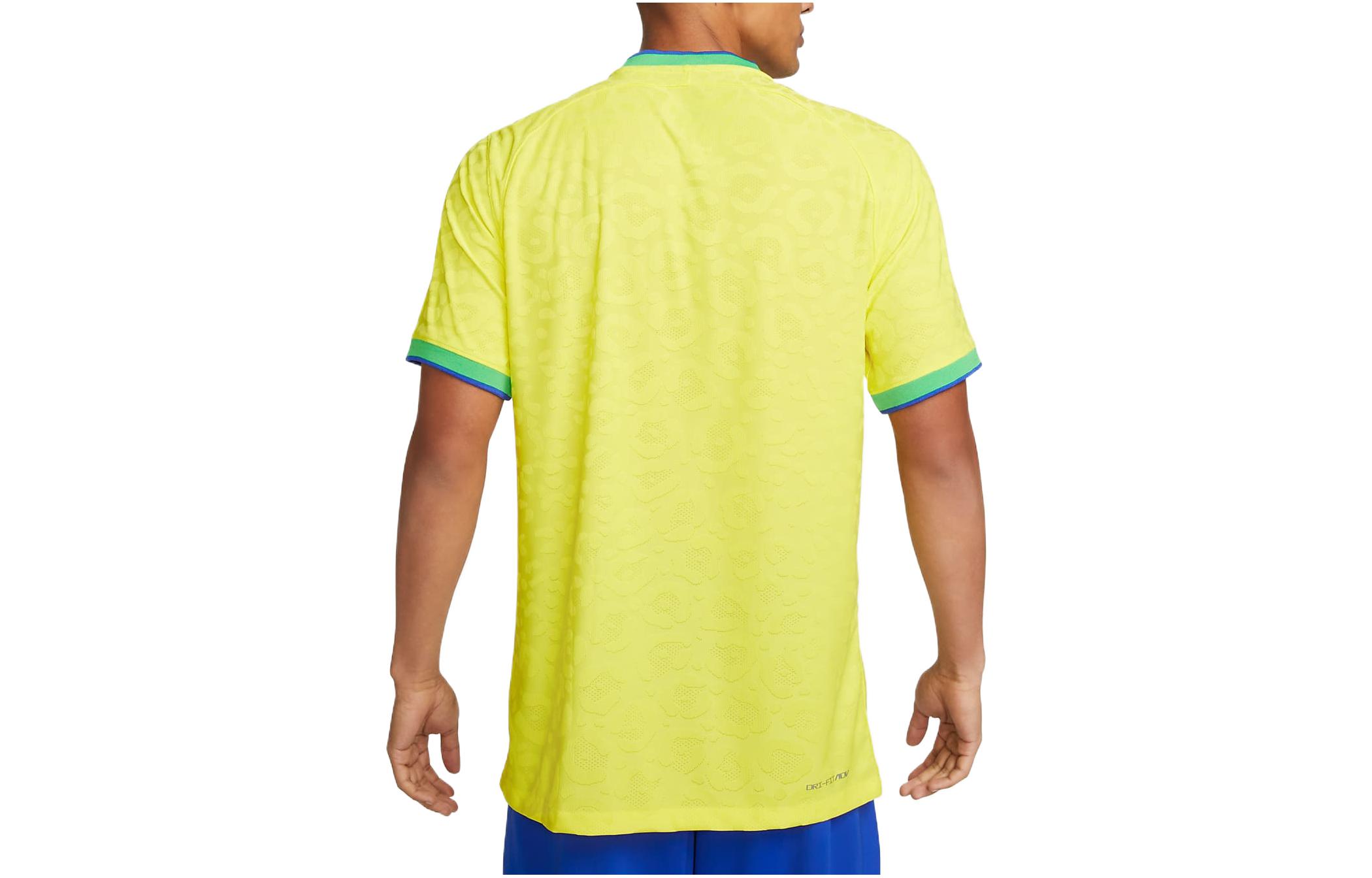 Lookbook Nike Jersey Brazil Home 22/23 Player Edition Kuning - Logo Piala Dunia Qatar 2022 DN0618-740