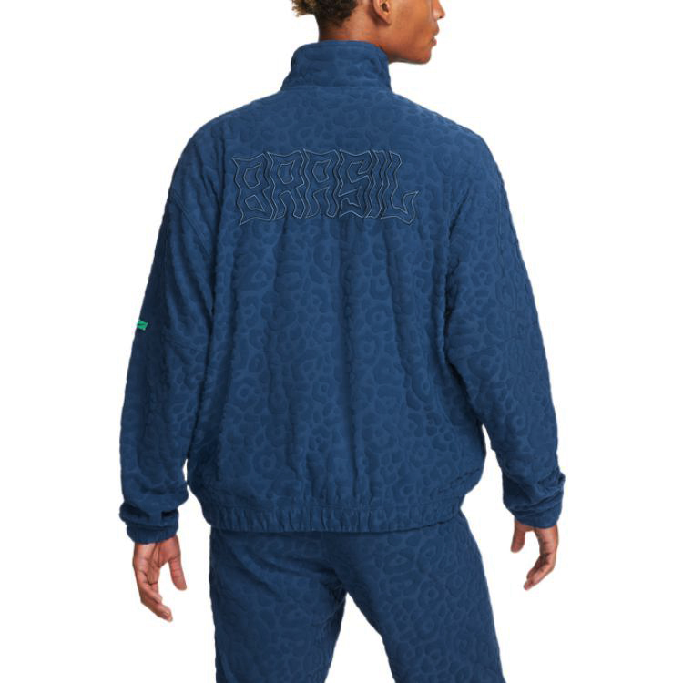 Details for 나이키 브라질 국가대표팀 블루 축구 트랙 재킷 DX2045-490