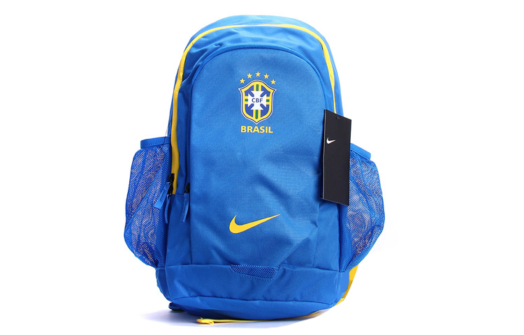 Nike Brazil World Cup Backpack Polyester Blue Unisex Casual Sports Bag BA5454-453