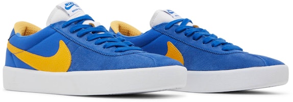 Nike SB Bruin React 經典拼色休閒板鞋 藍黃 男女同款 Cheap Nike SB Bruin React 經典拼色休閒板鞋 藍黃 男女同款