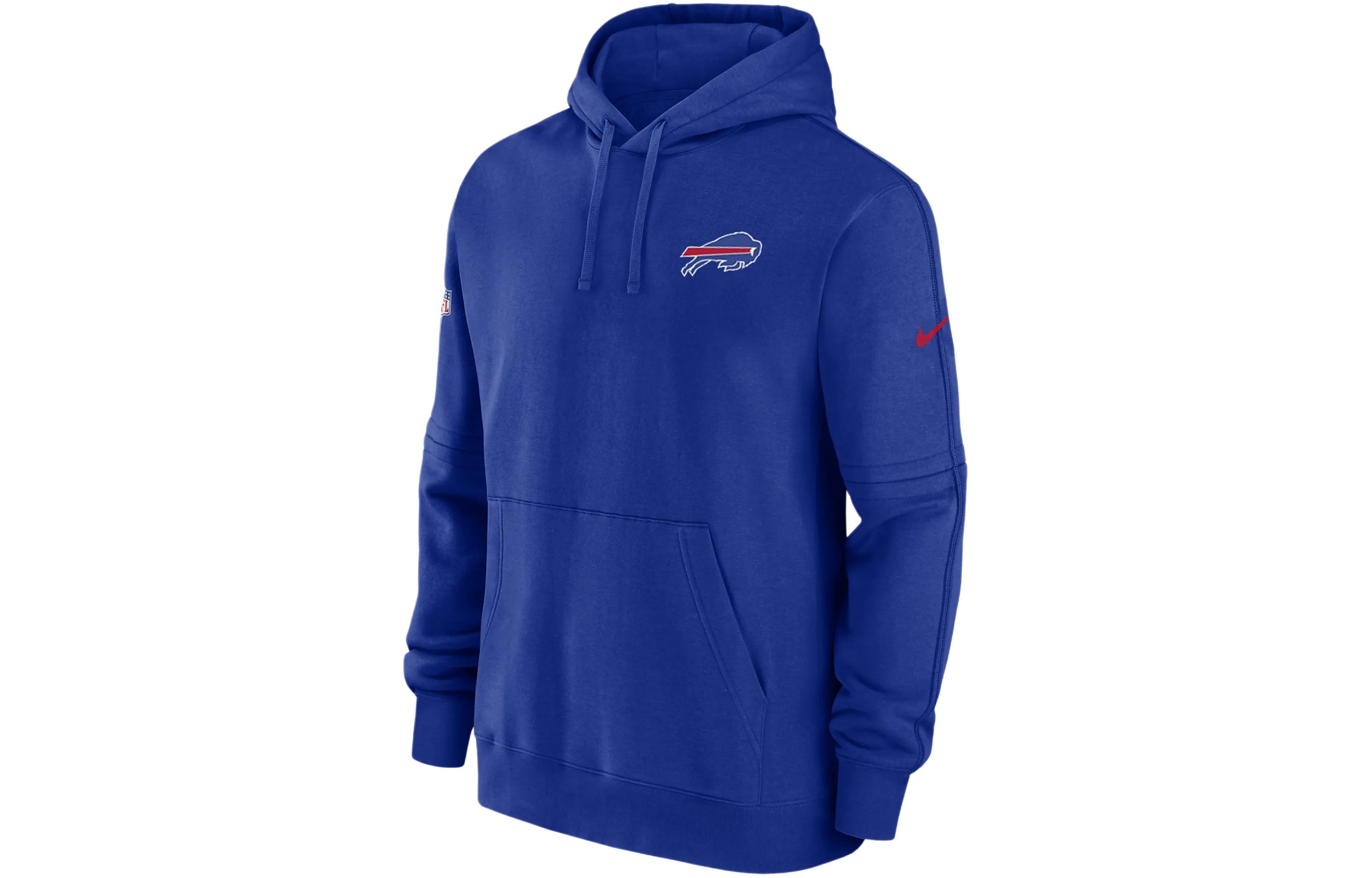 Nike Buffalo Bills Sideline Club Hoodie Royal Blue Loose-fit 00MS4DA81-1UL