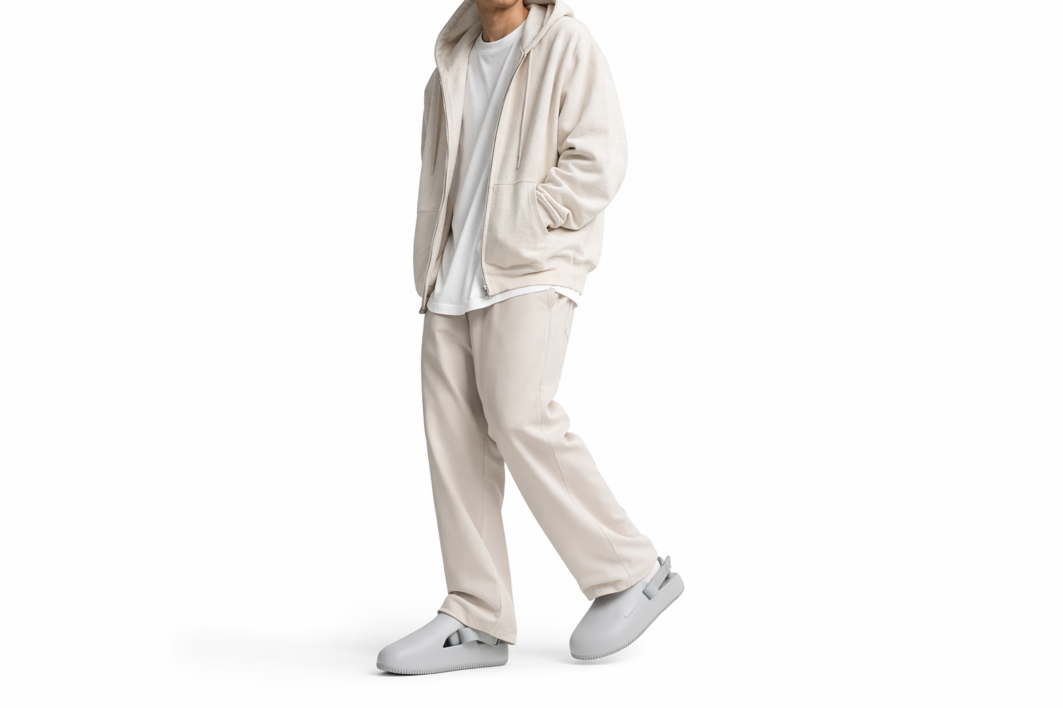 Order Nike Calm Mule "Gris Fumé Clair" FD5130-002/FD5131-002
