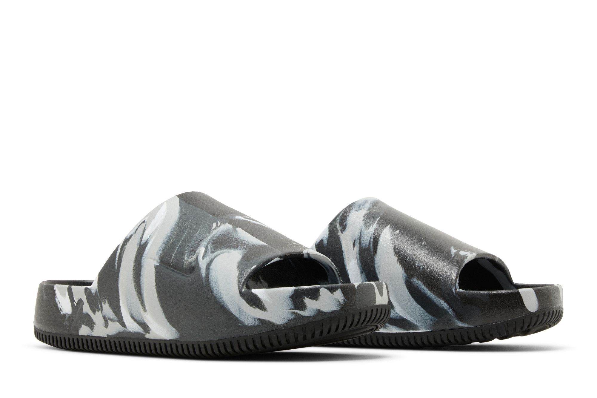 Cheap Nike Calm SE Slide 'Hitam Marbled' FV5637-001