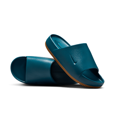 Nike Calm Slides Blue Force/Sword Medium Brown/Blue Force FD4116-402