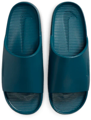 Nike Calm Slides Blu Force/Marrone Medio/Spada Blu Force FD4116-402 Details for Nike Calm Slides Blu Force/Marrone Medio/Spada Blu Force FD4116-402