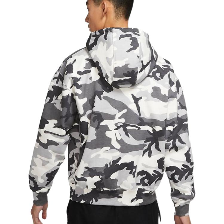 Sizing Nike 迷彩圖案復古套頭運動衫 灰白色 DN1253-133