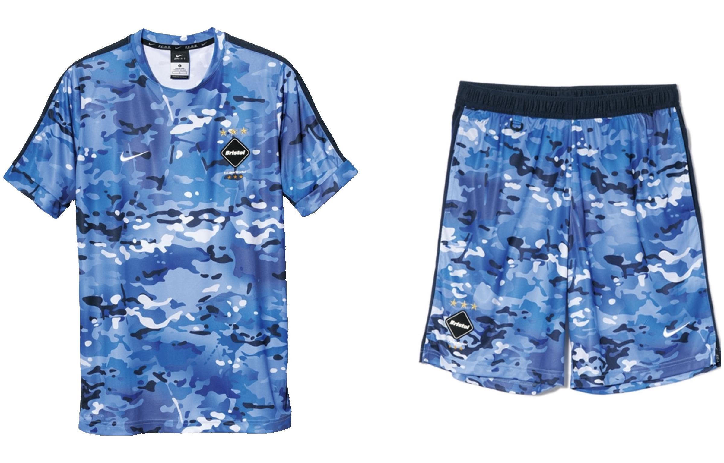 Nike Camo Print Soccer Jersey and Shorts Set 716123-460