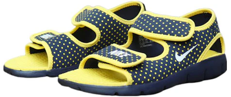 Lookbook Nike Canyon Sandal 防滑 耐磨 海灘涼鞋 大童 黑黃色