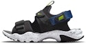 Buy Nike Canyon Sandal Velcro Open Toe Flat Heel Black Blue Sandals 'Black Blue' CI8797-009
