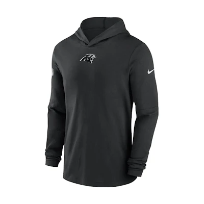 Nike Carolina Panthers Sideline Loose Animal Print Hoodie Black () 00MQ00A9D-PKB