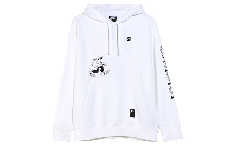 Nike Cartoon Print Fleece Sweatshirt White CK2992-100 圖 2