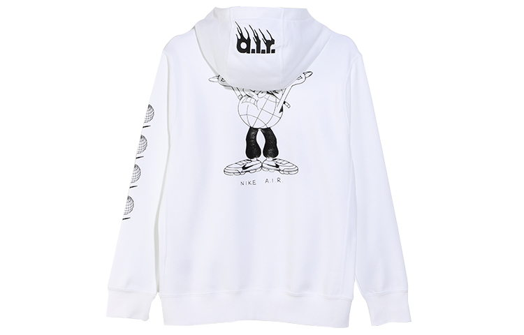 Nike Cartoon Print Fleece Sweatshirt White CK2992-100 圖 3