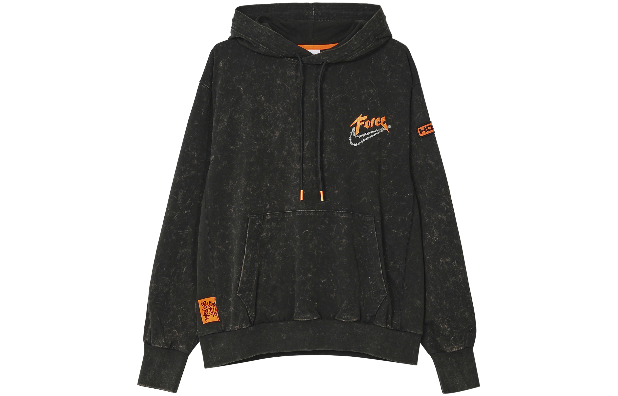 Nike Casual Breathable Hooded Sweatshirt Grey Colorblock Design DH6809-352