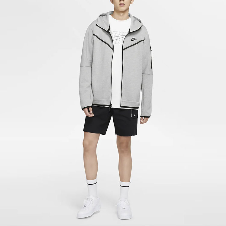 Nike Casual Breathable Zip Hoodie Jacket - Grey CU4489-063 圖 3