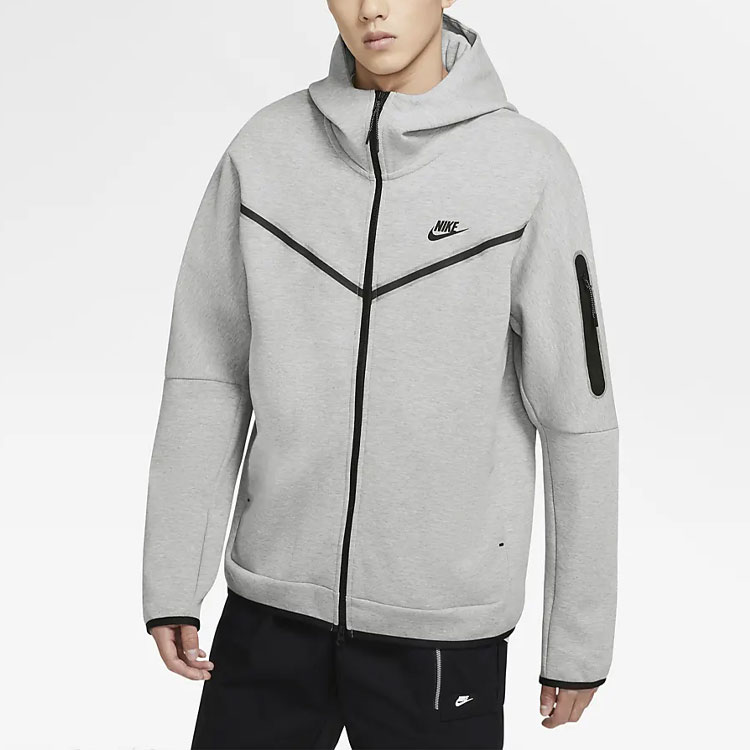 Nike Casual Breathable Zip Hoodie Jacket - Grey CU4489-063 圖 4