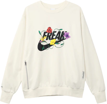 Nike Casual Crewneck Printed Long Sleeve Sweatshirt Light Beige FJ9558-110 Order Nike Casual Crewneck Printed Long Sleeve Sweatshirt Light Beige FJ9558-110